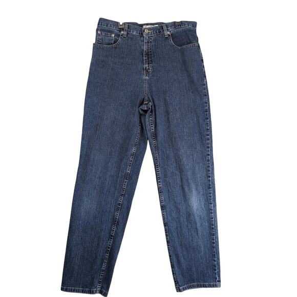 Vtg 90s-Y2K Geoffrey Beene Sport Jeans Women's 14 Stretch Denim 31x30" Straight - Picture 1 of 10
